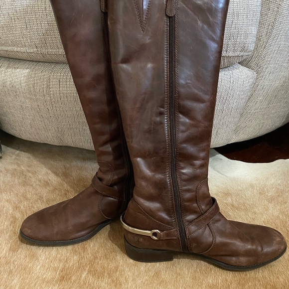 Diana Ferrari high knee brown boots size 8 - Picture 2 of 7